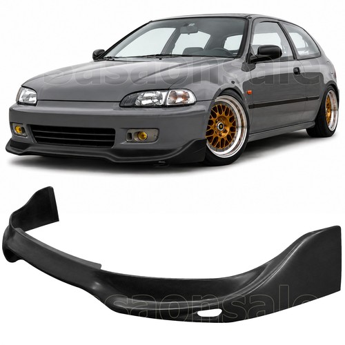 Front bumper lip spoiler - front, for