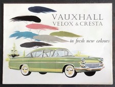 VAUXHALL Velox & Cresta Car Sales Brochure c1959 Ref V1153