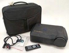 CRENOVA XPE650 - LCD+LED HD Projector Set (Black) Working w/ Carry Case & Remote