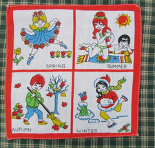 Vintage Retro Handkerchief