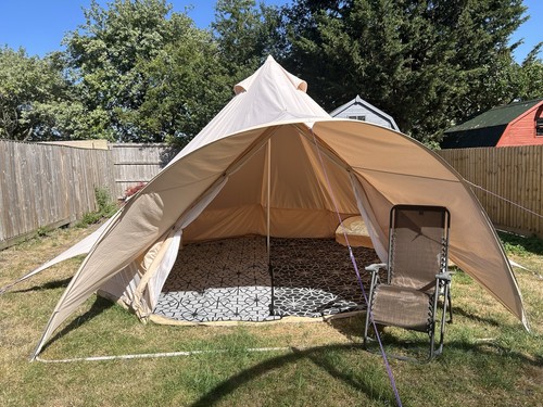Beige bell shape - bell, tent