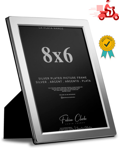Silver plated photo frame - plated,