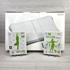 Nintendo Wii Fit Balance Board With Wii Fit & Wii Fit Plus! Choose Your OPTIONS!