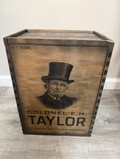 Taylor wooden box - e.h,