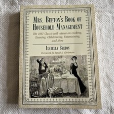 Mrs beetons book household - book,