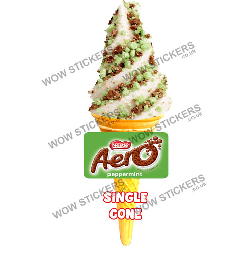 Ice cream van sticker aero - sticker,