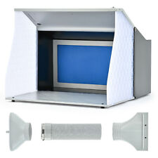 Airbrush Spray Booth Fume Extractor & Bright Lighting,Craft Table Airbrush Hobby