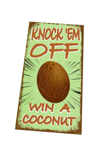 Coconut shy carnival vintage - shy,