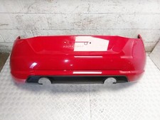AUDI TT MK3 8S COMPLETE REAR BUMPER IN RED LY3U 2016