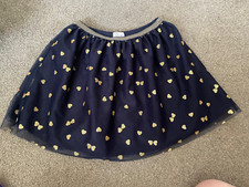 H&M girls pretty navy blue and
