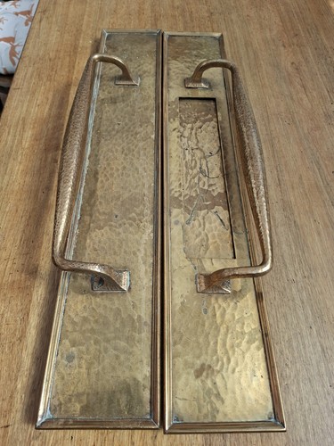1pair bronze hammered large - 1pair,