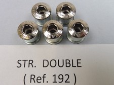 1 set - Stronglight Double  Chainwheel bolts ( Ref. 192 ) NOS bicycle L'eroica