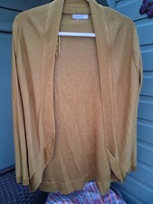 Ladies M&S Gold Cardigan Size