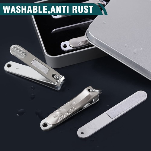Nail clippers set - nail, silver