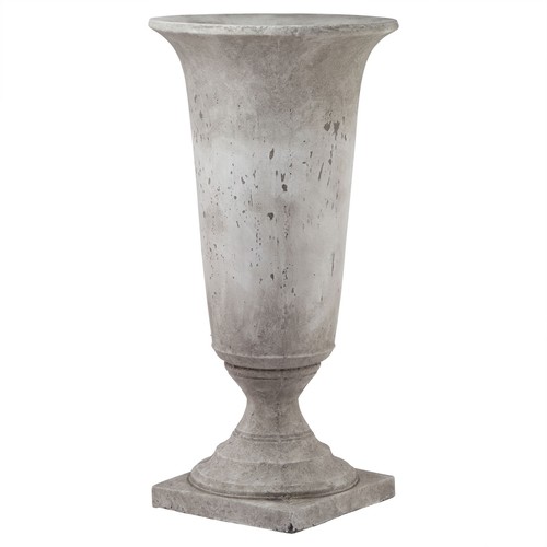 Tall stone effect urn - effect, planter