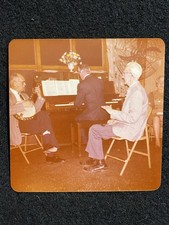 Old Men Playing Banjo Piano