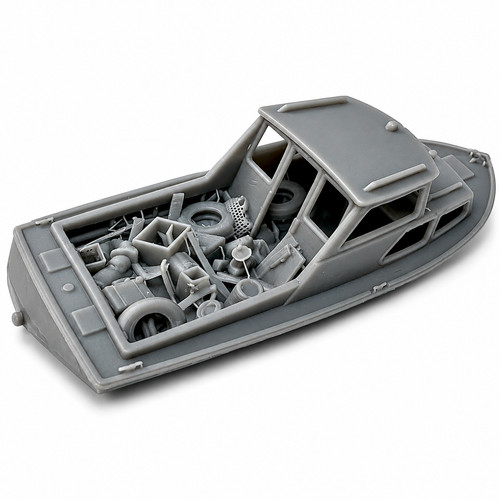 Sunk cruiser boat - /, dinghy