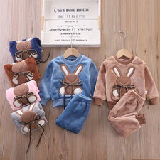 2PCS Autumn Winter Boys Girls