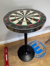 Football Team Dartboard Oche Table for Man Cave - Many Teams -Adjustable Height