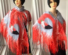Hand Felted -ART Scarf /wool