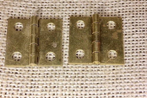Old cabinet door hinges - old,