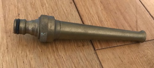 Vintage brass garden hose