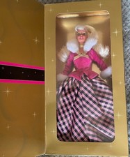 1996 Barbie Doll Winter Rhapsody Special Edt Avon Brunette  Vintage Mattel NIB