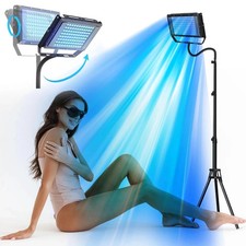 50W Facial Tanning Light Full Blue Sun Solarium Lamp Face Body Tanner For Home