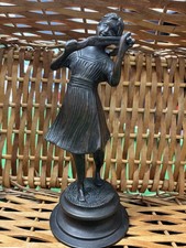 Fonderia Lancini Patinated Bronze Abstract Sculpture – 23.5 cm High x 10 cm