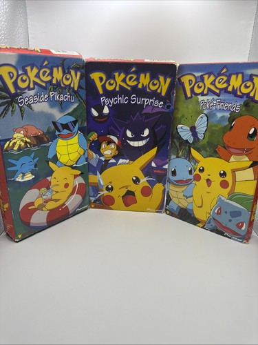 Pokémon vhs tapes lot - of, 3