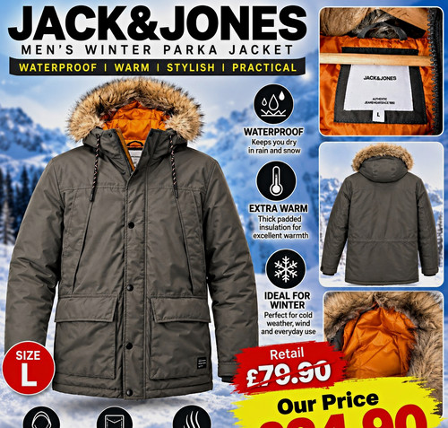 Jack jones men s winter - jack, &