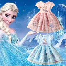 Kids Girls Elsa Princess Tutu