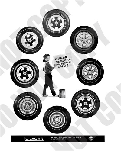 Cragar wheels advertisement - cragar, in