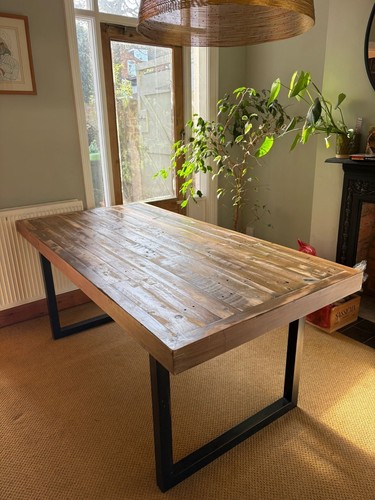 Large farmhouse wooden table - farmhouse,
