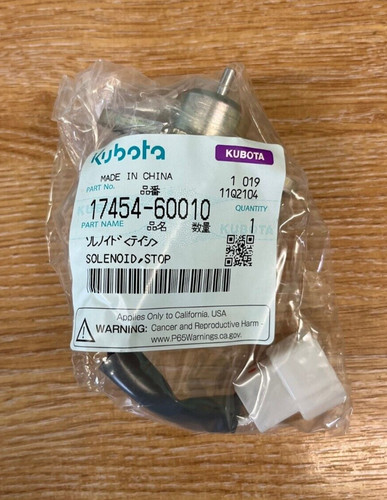 Genuine kubota stop - genuine,