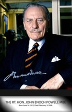 ENOCH POWELL POLITICIAN signed 3 x photo prints 6 x 4 FREEPOST HE WAS RIGHT.