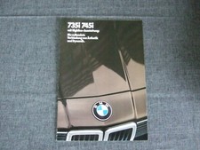BMW BROCHURE 735i 745i Highline equipment · 1/1985