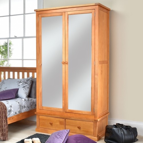 Double mirror wardrobe - double, with