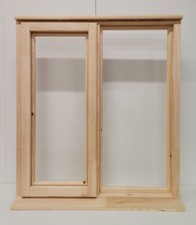 Ron Currie Timber Window Wooden Plain Casement Softwood 910x1045mm - RCW2N10C