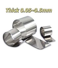 Thick 0.05~0.5mm 304 Stainless