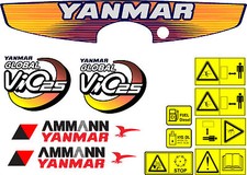YANMAR VIO 25 DIGGER DECAL SET