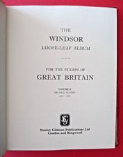 Stanley Gibbons Windsor Vol 2 Stamp Album Great Britain 1970 to 1981 Few Mounts