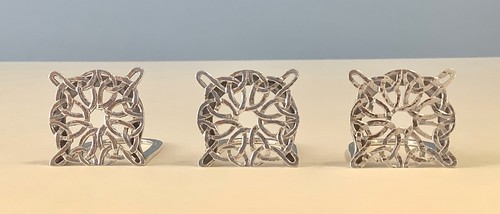 Set antique solid - solid, silver