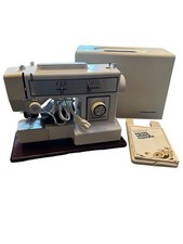 Vintage Crown Point Zig-Zag Sewing Machine with Case and Instructions