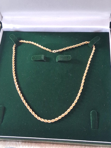 Carat 20th gold rope chain - gold,