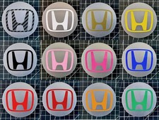 6x Custom Honda Logo Decal Sticker - For 69mm Wheel Centre Cap Civic/Accord/CRV