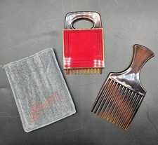 Vtg  Stratton Red Enamel