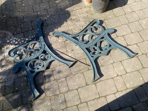 Vintage pair green - green, painted