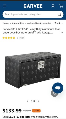 Garvee inch tool box - 30,