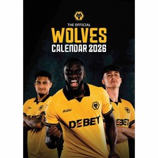Wolverhampton Wanderers FC A3 Calendar 2026 - Football - Month To View
